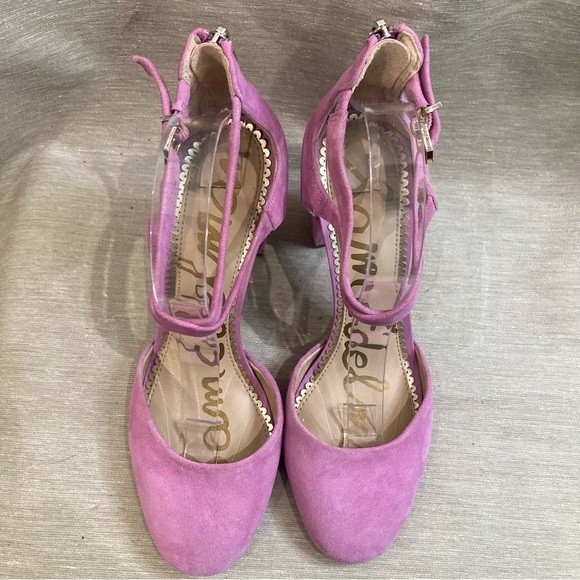 Sam Edelman Women's Mauve Suede Heels - Picture 6 of 16